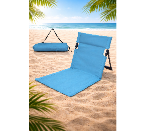 מחצלת מתקפלת עם משענת ותיק נשיאה